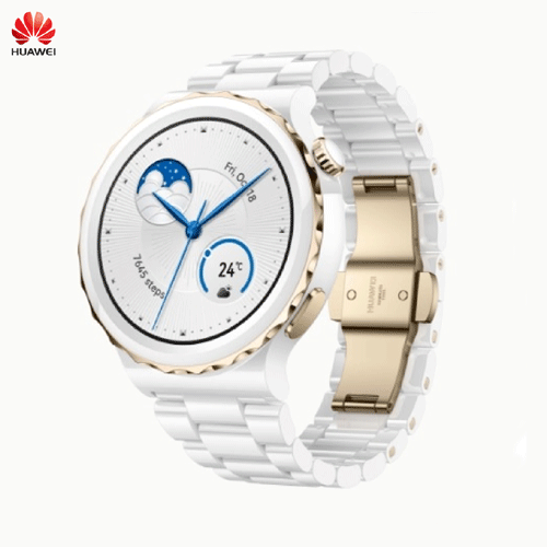 Huawei Watch GT 3 Pro Ceramic 1.32 inch AMOLED display Lady Smart Watch